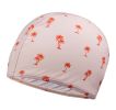 Kids Elastic Swimming Cap Cloth Febric Swim Caps Pink Coco Printed Bathing Caps