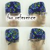 Royal Blue Scrub Cap Men Women Work Cap Adjustable Cotton Tie Back Scrub Cap Dust Cap for Eatery Bakery, Flower